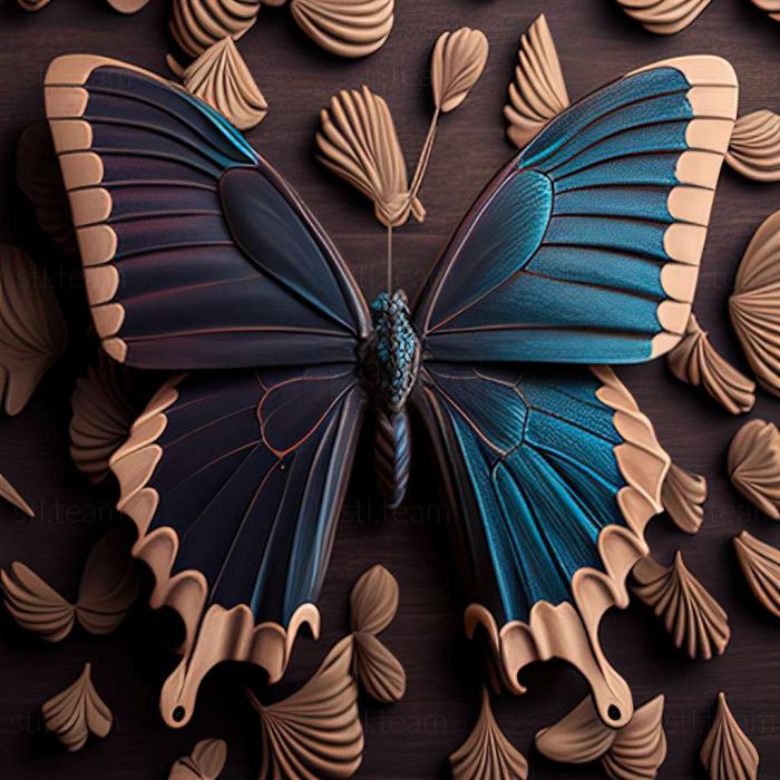 3D модель Papilio multicaudata (STL)